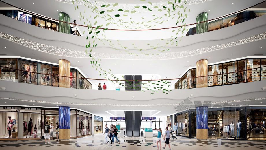 PROJEK daripada Sime Darby Property, KL East Mall yang akan dibuka pada Mac 2020.