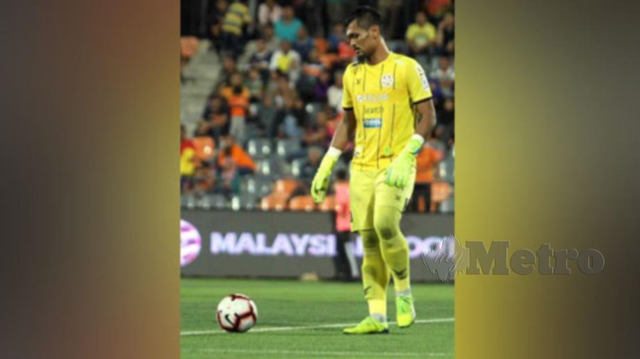 Norazlan sedia untuk menyaingi posisi penjaga gol utama Melaka. FOTO NSTP 