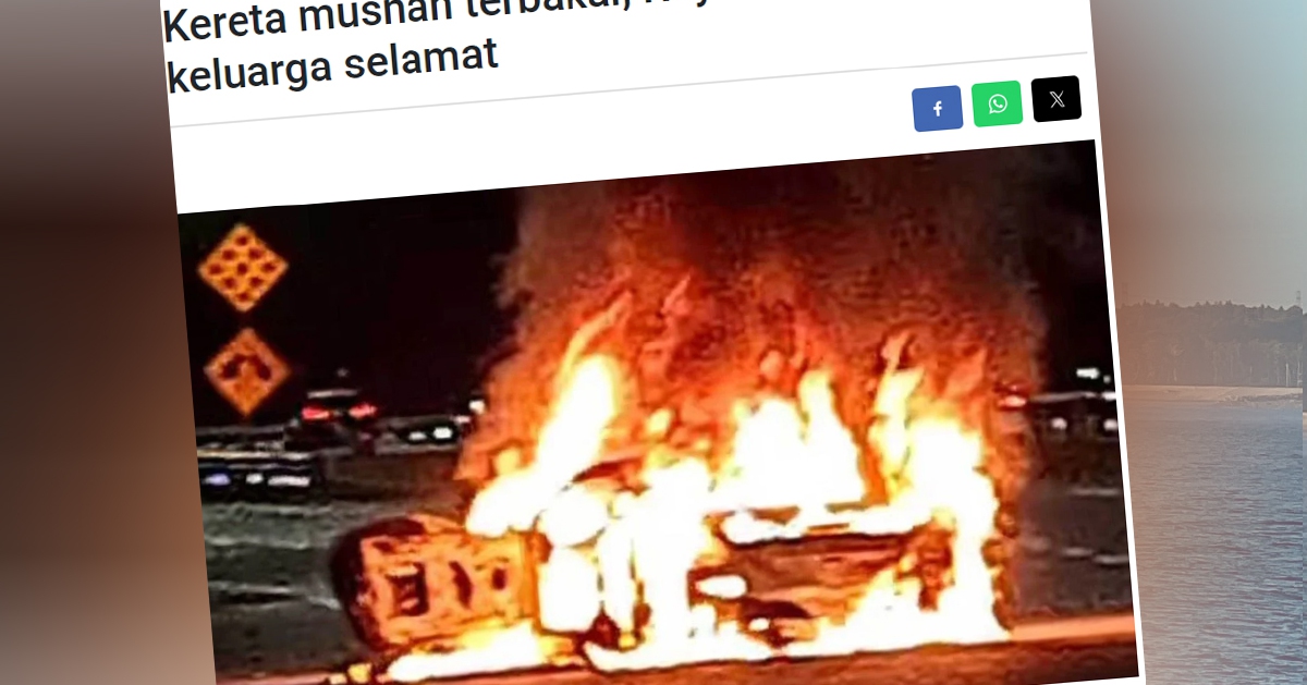 Kereta Dah Mula Terbakar Brek Pula Tak Berfungsi Roy Azman