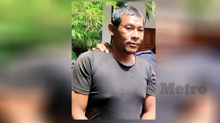  SUPARDI dijatuhi hukuman penjara dua tahun dan denda RM3,000 selepas mengaku salah membakar motosikal adiknya. FOTO Siti Nor Hidayatidayu Razali
