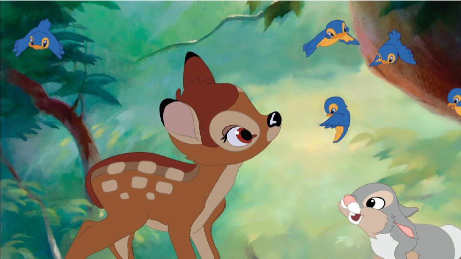 BERRY wajib menonton filem Bambi paling kurang sekali sebulan. -Foto Walt Disney