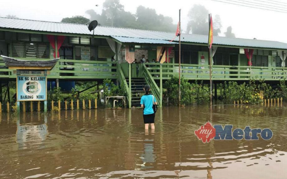 lapan sekolah terjejas akibat banjir namun hanya tiga tidak dapat beroperasi