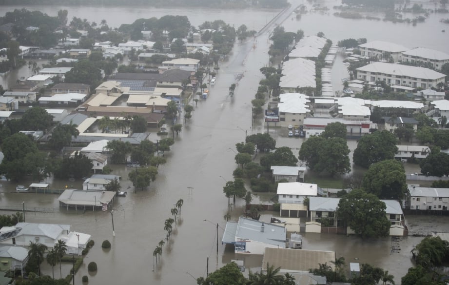KEADAAN banjir di Townsville, Queensland, Australia,