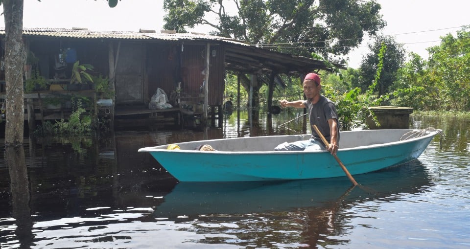 Banjir termenung hantui penduduk Kampung  Padang Garam 