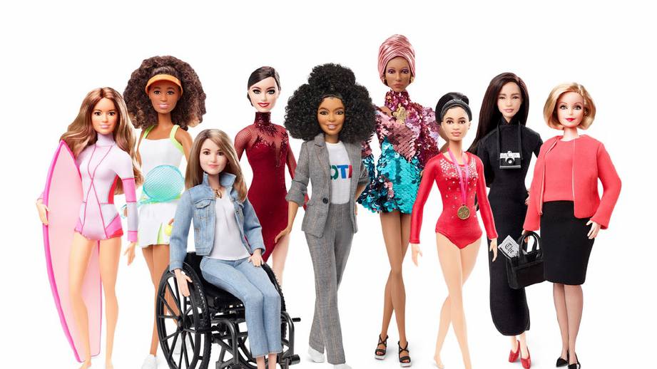 KOLEKSI terbaru “Sheroes” Barbie, Naomi dua dari kiri. — FOTO Mattel