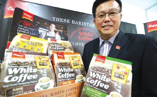 EMPAT pilihan kopi putih Super yang menjadi pilihan barista berpengalaman.