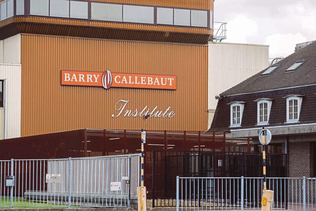 KILANG Barry Callebaut di Wieze, Belgium. FOTO EPA 