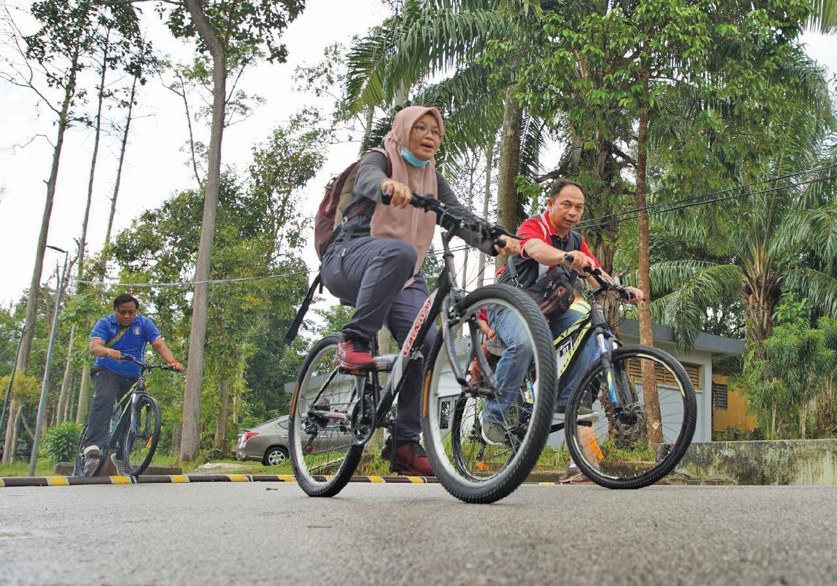 TAMAN Botani Negara Shah Alam menjanjikan cabaran tersendiri kepada penggemar sukan berbasikal. 
