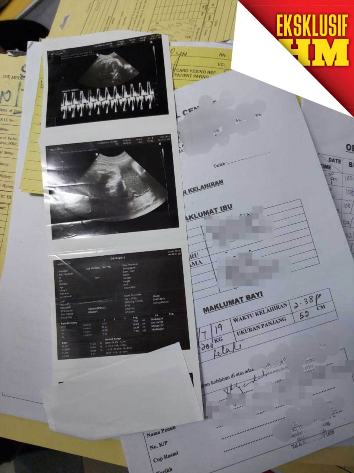 ANTARA dokumen kelahiran bayi.