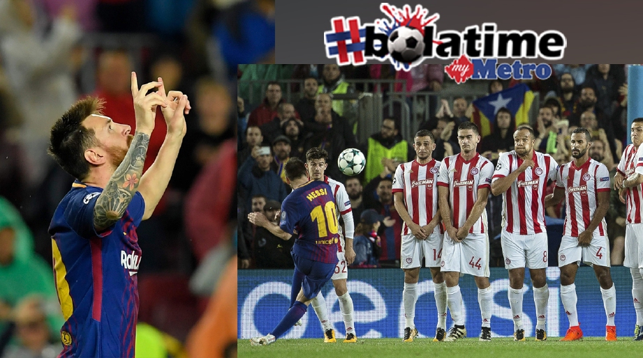 Messi mesin penjaring gol Barca. FOTO AFP/EPA