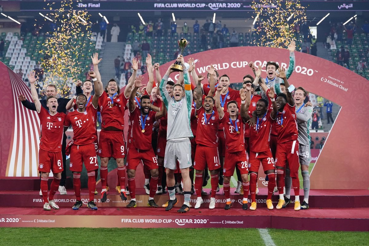 Bayern Munich memenangi kejuaraan Piala Dunia Kelab Fifa 2020 di Qatar. FOTO Agensi
