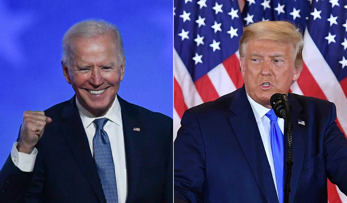 JOE Biden (kiri) dan Trump. FOTO AFP