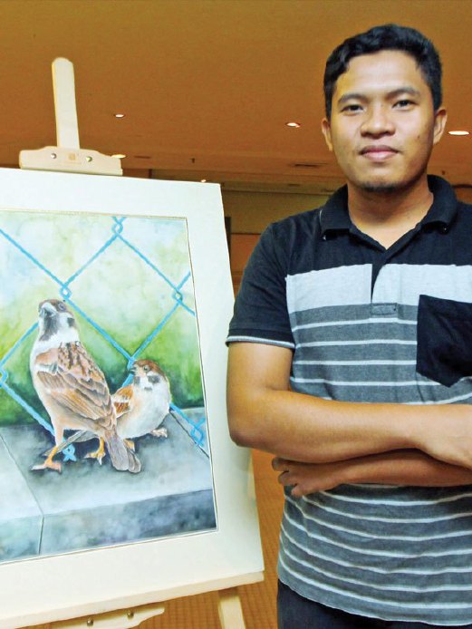JOHAN pertandingan melukis burung, Muhammad Syafiq Kholid.