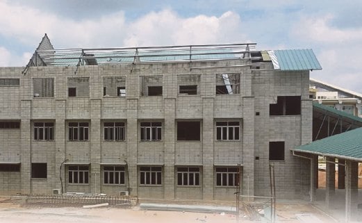 KAEDAH IBS membolehkan pembinaan Sekolah Menengah Bandar Enstek, Sepang dilakukan dengan lebih pantas.