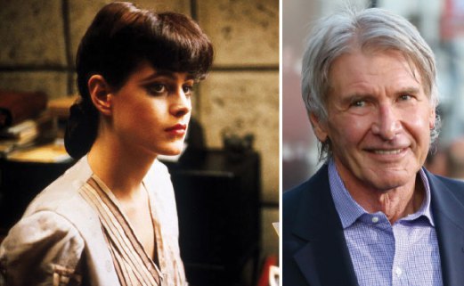 SEAN YOUNG tak akan bintangi sekuel filem ini. Gambar kanan, Ford tampil semula dalam Blade Runner.