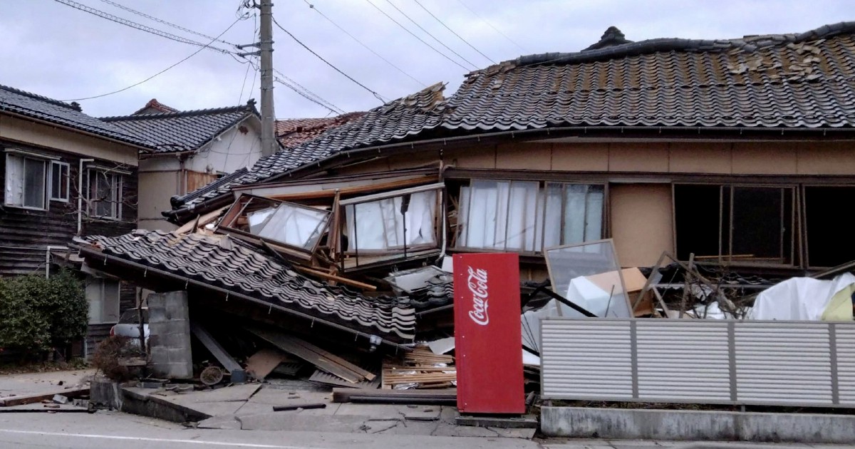 Amaran tsunami selepas gempa bumi di Jepun