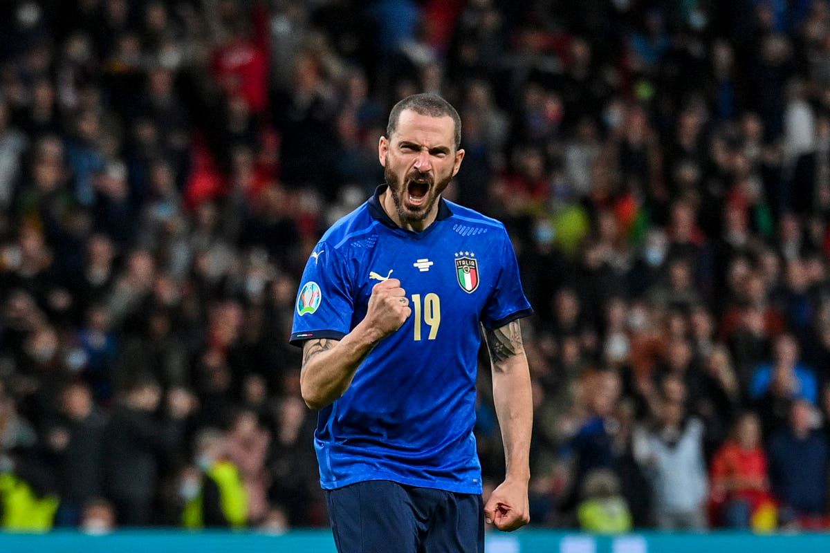 BONUCCI diketepikan dari skuad kebangsaan Itali. -FOTO AFP 