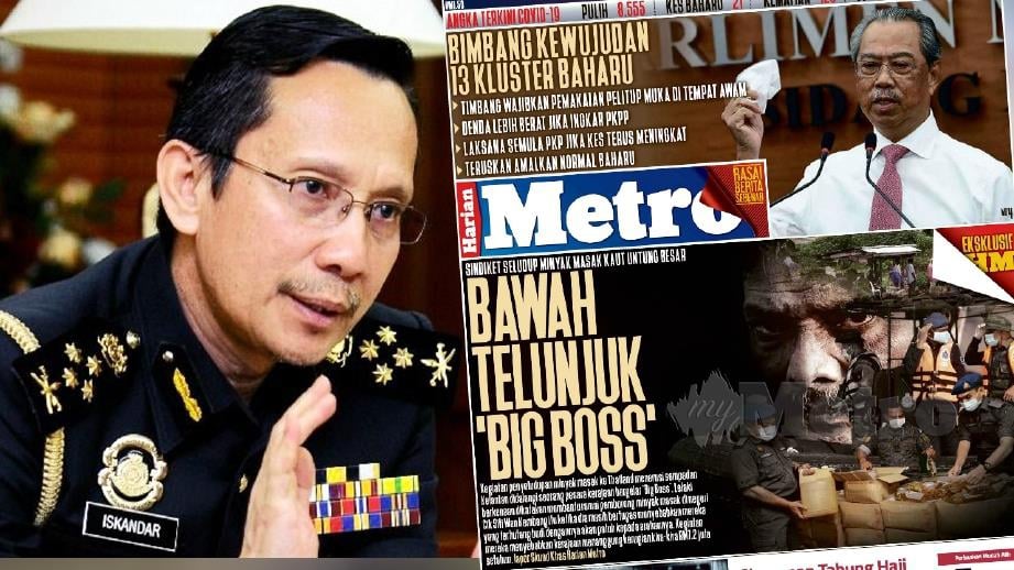 Iskandar Halim mengulas laporan eksklusif akhbar Harian Metro