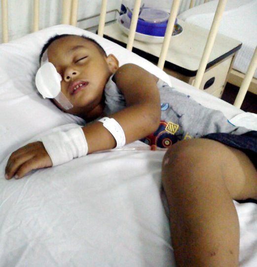 Muhammad Adam selesai menjalani pembedahan dan masih dirawat di HPP.