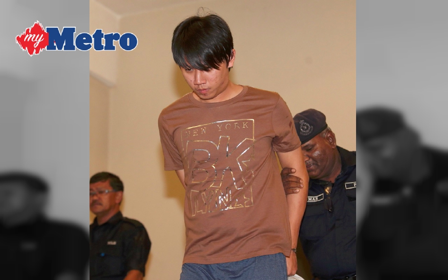 Chong dihadapkan ke Mahkamah Majistret Seremban atas tuduhan membunuh. FOTO Iqmal Haqim Rosman 