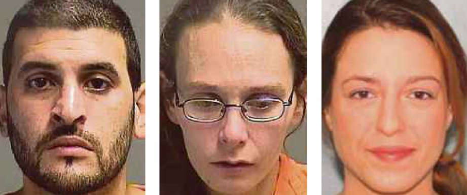 NOVOA (kiri) dan Katrina (tengah) mengaku bersalah di atas pertuduhan membunuh dan menyembunyikan mayat Shannon. 