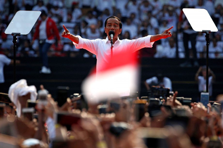 JOKOWI memenangi Pilihan Raya Presiden Indonesia. Foto Reuters