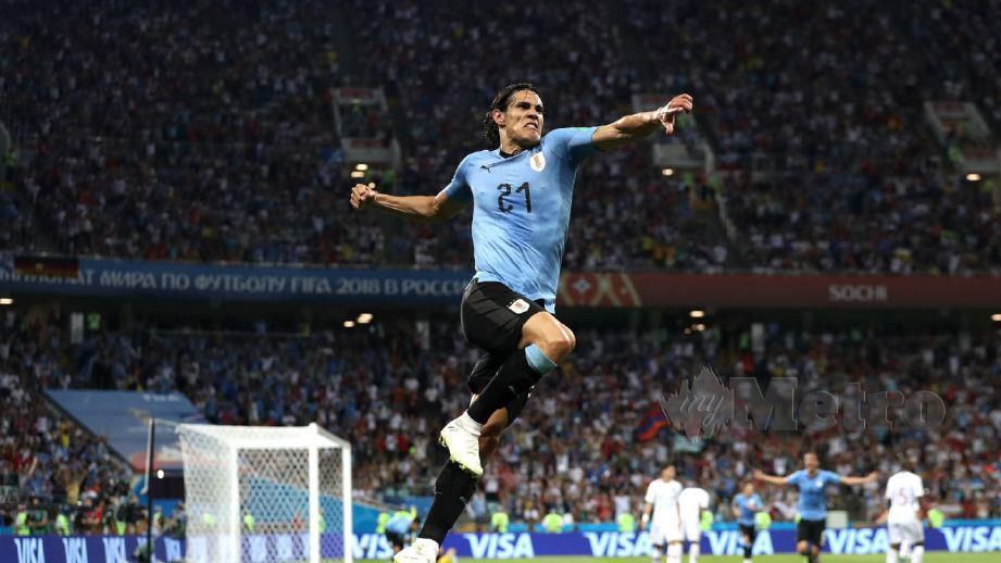 CAVANI turut disenarai oleh Tabarez bagi Copa America. — FOTO Getty Images