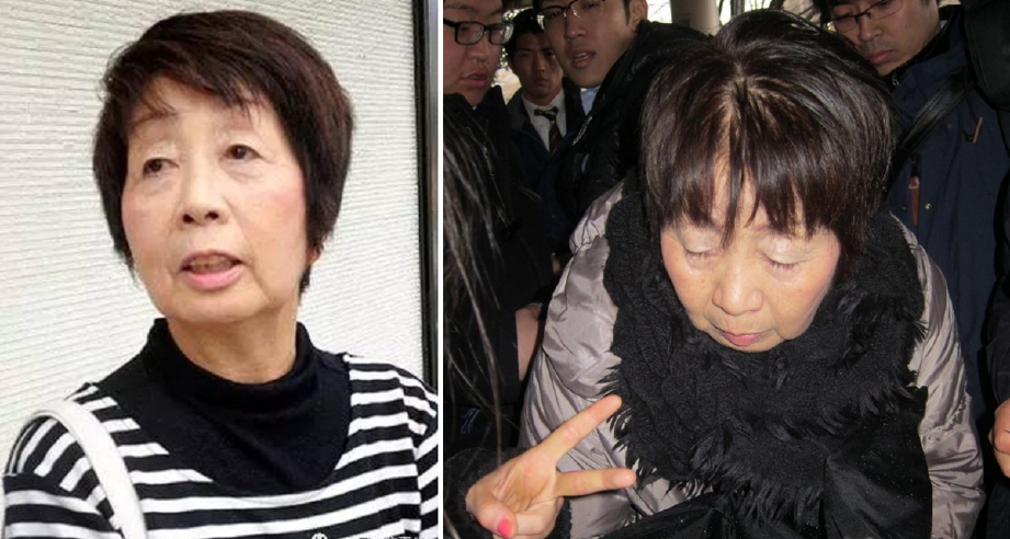 Chisako Kakehi, 70, dihukum mati oleh Mahkamah Daerah Kyoto, hari ini. - Foto Fail