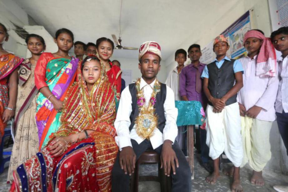 Sekitar 115 juta lelaki dikahwinkan di bawah umur dengan satu dalam lima berkahwin sebelum berusia 15 tahun. FOTO Agensi