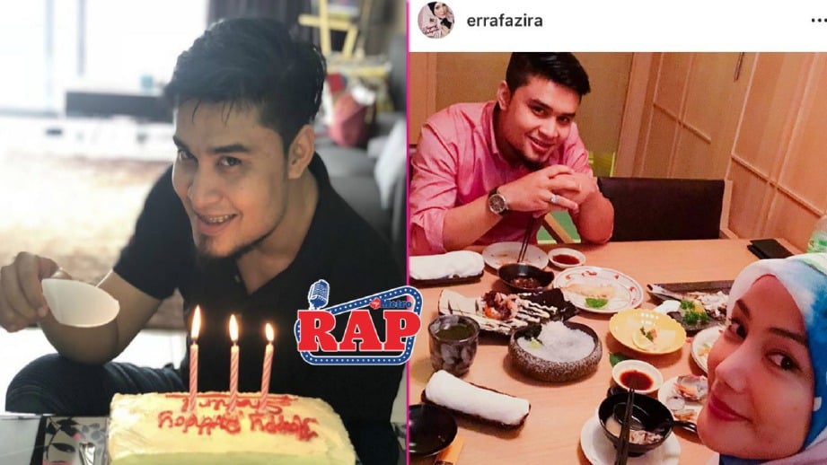 ERRA Fazira mengucapkan selamat ulang tahun ke-30 kepada Shahir. FOTO Ihsan Instagram Erra Fazira