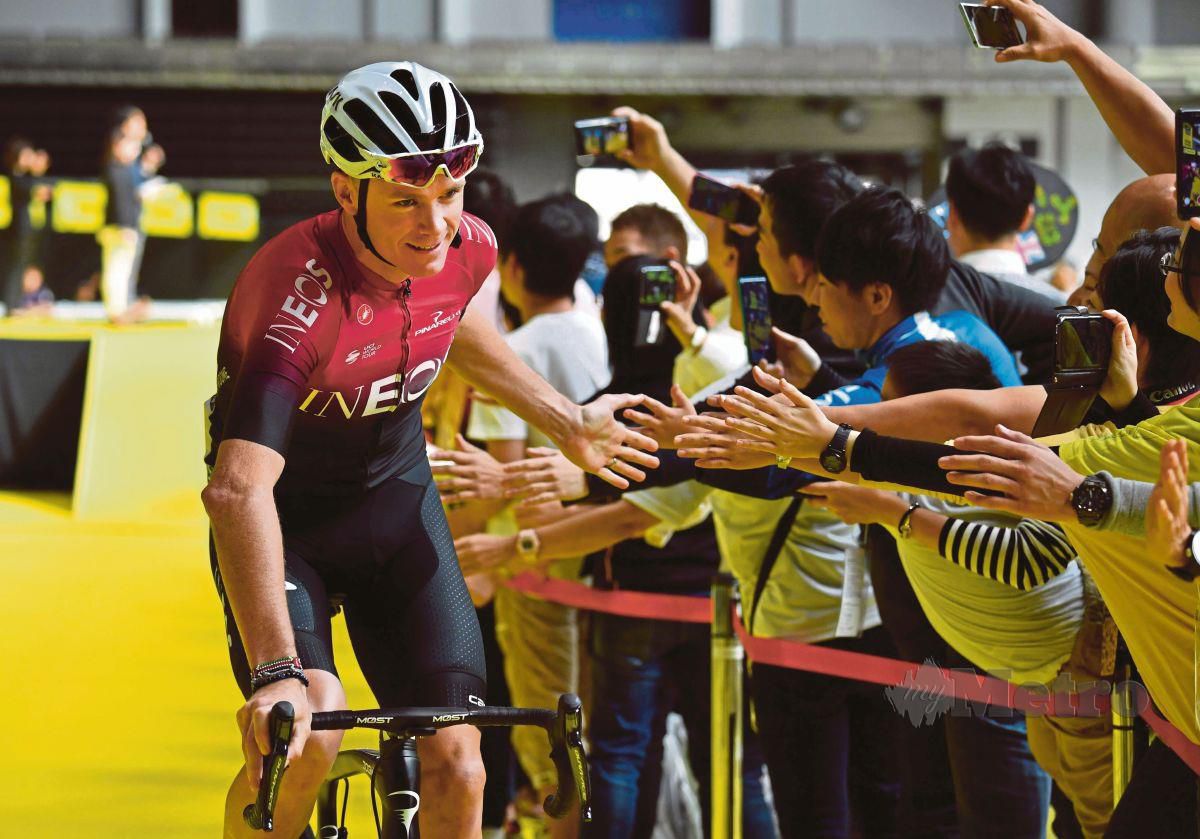 FROOME mahu memenangi Tour de France kali kelima. FOTO AFP