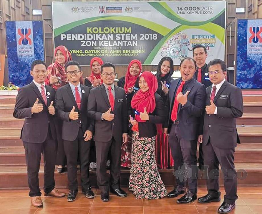 BERSAMA rakan guru STEMVengers yang membantu Pusat STEM Negara mengadakan bengkel hands on STEM di kolokium seluruh Malaysia. 