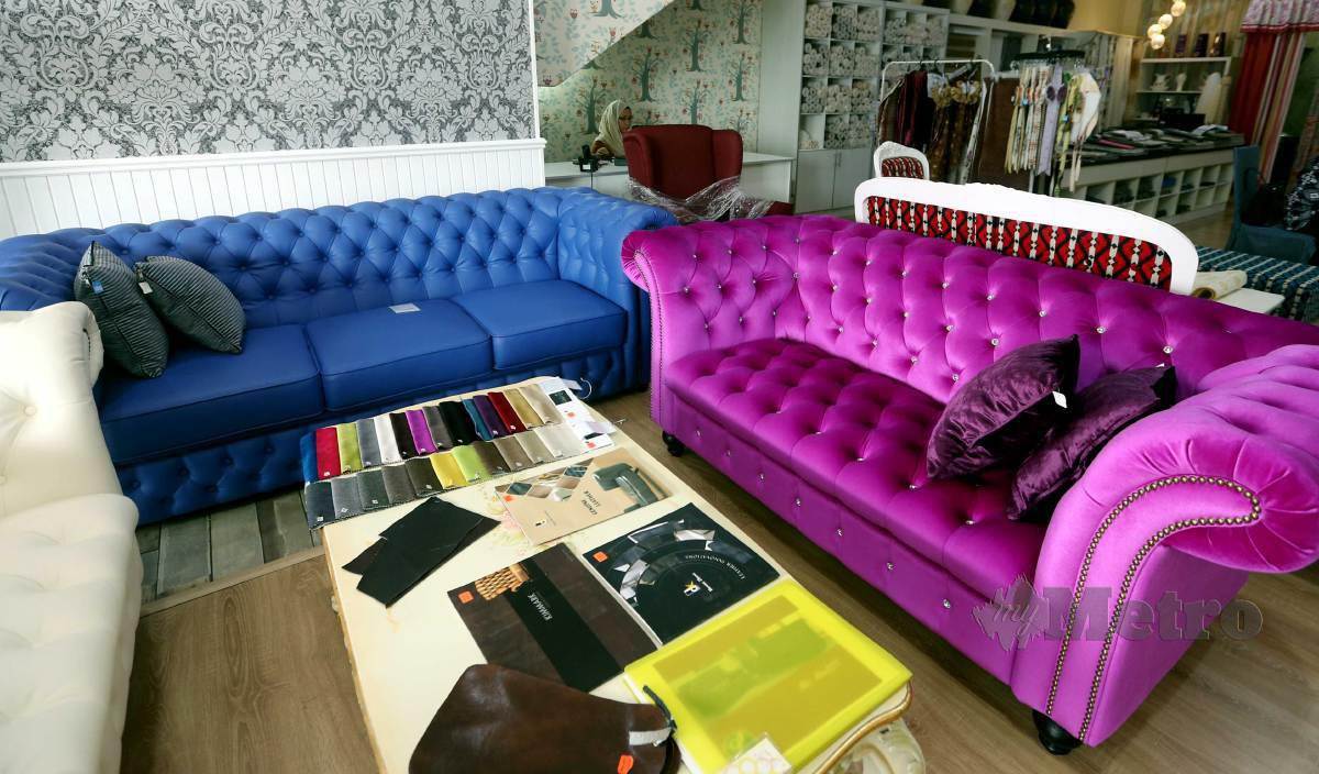 HARGA sofa bergantung kepada reka bentuk, bahan dan kualiti produk dari RM2,000 ke atas. FOTO Arkib NSTP