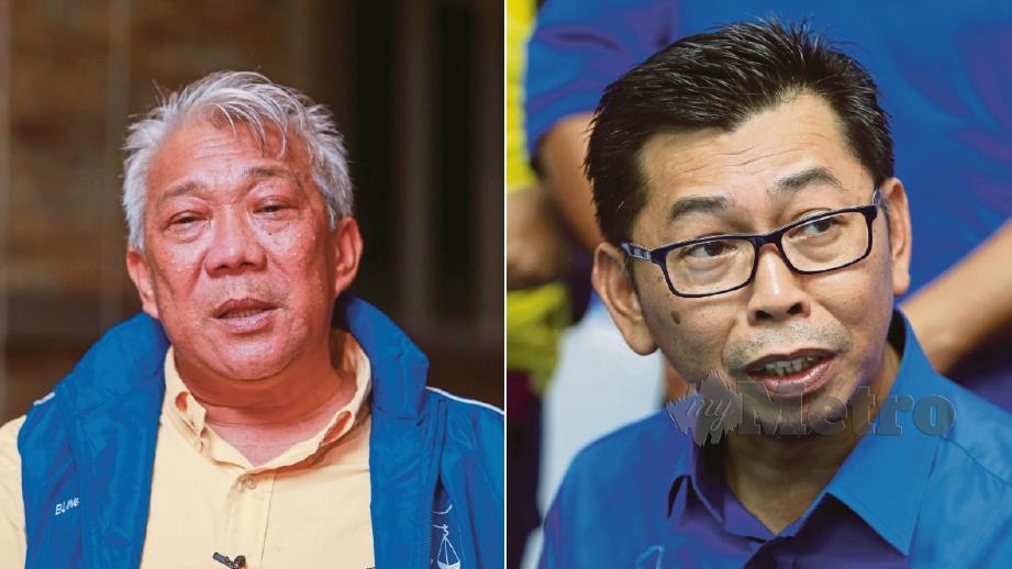 BUNG Moktar (kiri) dan Mohamad menafikan menyokong Anwar untuk menubuhkan kerajaan baharu. FOTO Arkib NSTP