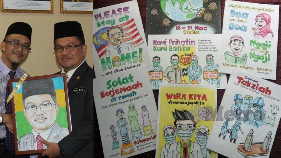 lukisan poster kartun malaysia prihatin Karikatur Suntik Semangat Metrotv Harian Metro lukisan poster kartun malaysia prihatin