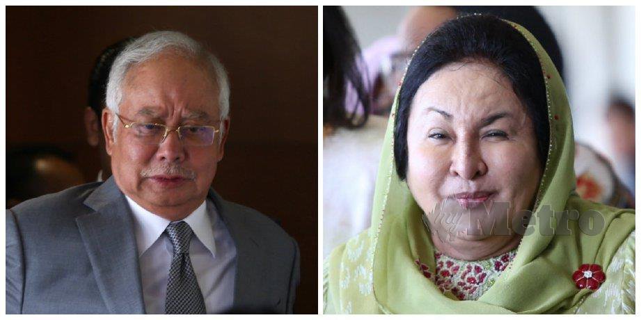 NAJIB (kiri) dan Rosmah. FOTO arkib NSTP