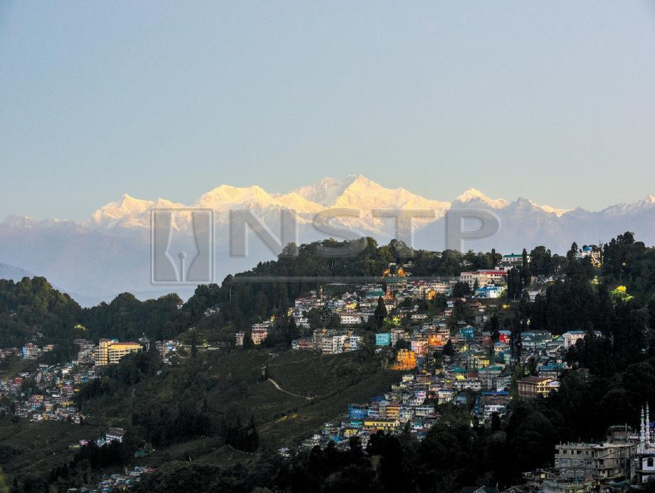 SUASANA Subuh hening di Darjeeling. FOTO Wazari Wazir