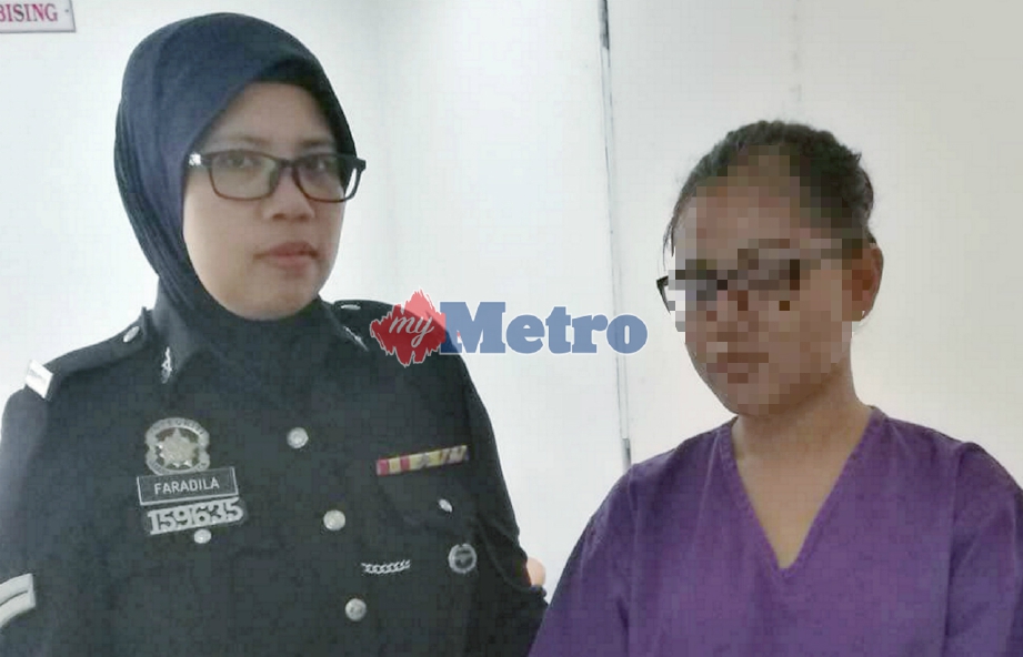 WANITA warga Indonesia berusia 24 tahun dibawa ke Kompleks Mahkamah Tinggi, Sesyen dan Majistret Kuala Terengganu bagi mendapatkan perintah reman selepas dipercayai terbabit dalam kes pelacuran. FOTO Zatul Iffah Zolkiply.