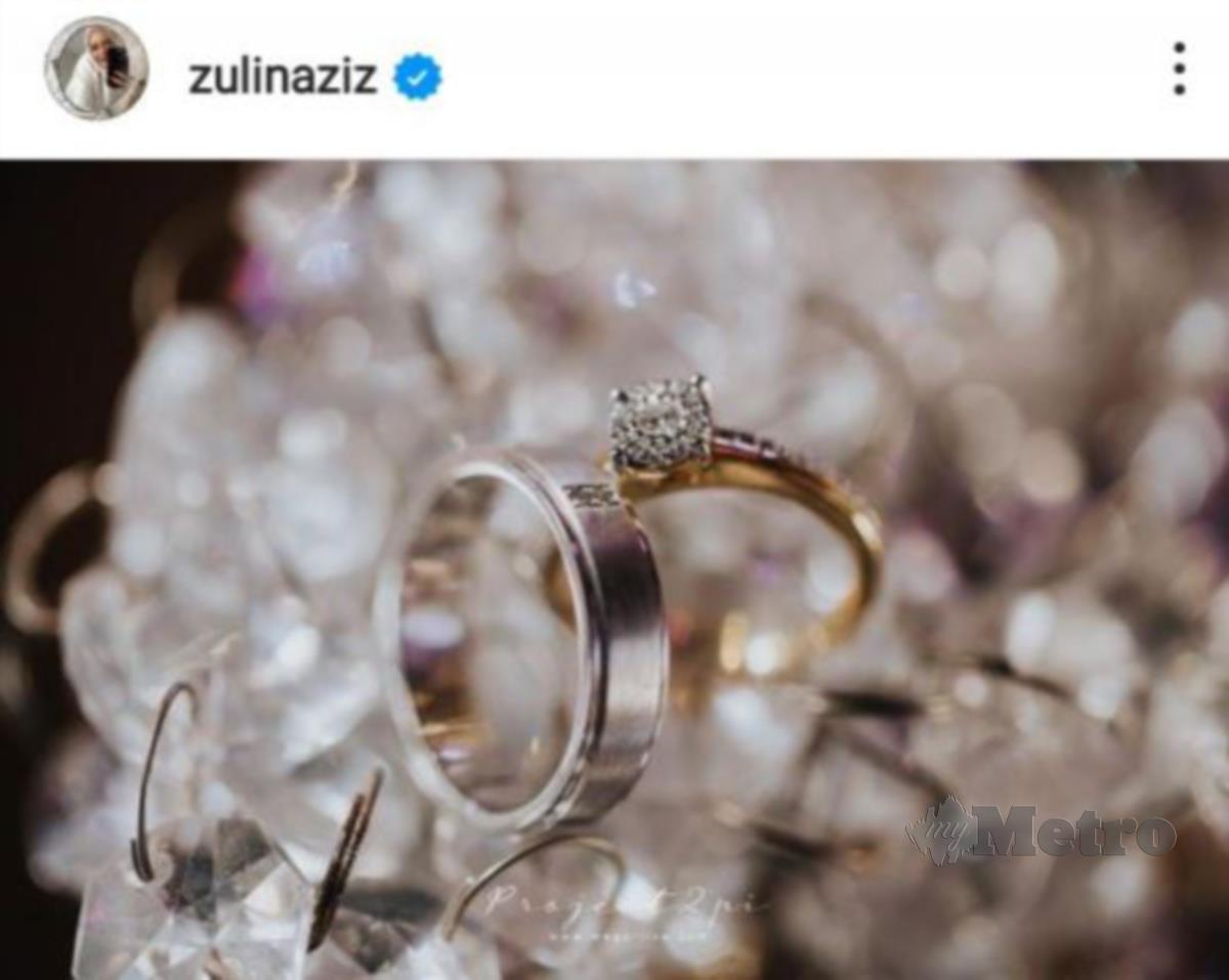 Hantaran terbaharu Zulin di Instagram mengumumkan sudah berbaik dengan suami.