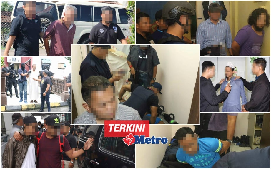 Suspek yang ditahan kerana disyaki terbabit dalam aktiviti keganasan dalam satu Operasi Khas bermula 4 Julai hingga 30 Ogos lalu.