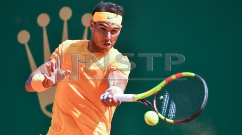 PEMAIN tenis Sepanyol, Rafael Nadal. FOTO AFP