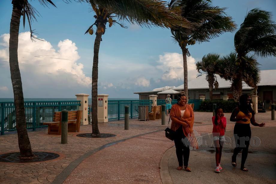 TAUFAN Dorian melanda Bahamas. FOTO/AFP 
