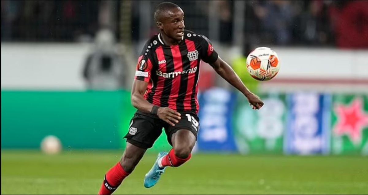 PEMAIN sayap Bayer Leverkusen, Moussa Diaby. -FOTO Agensi