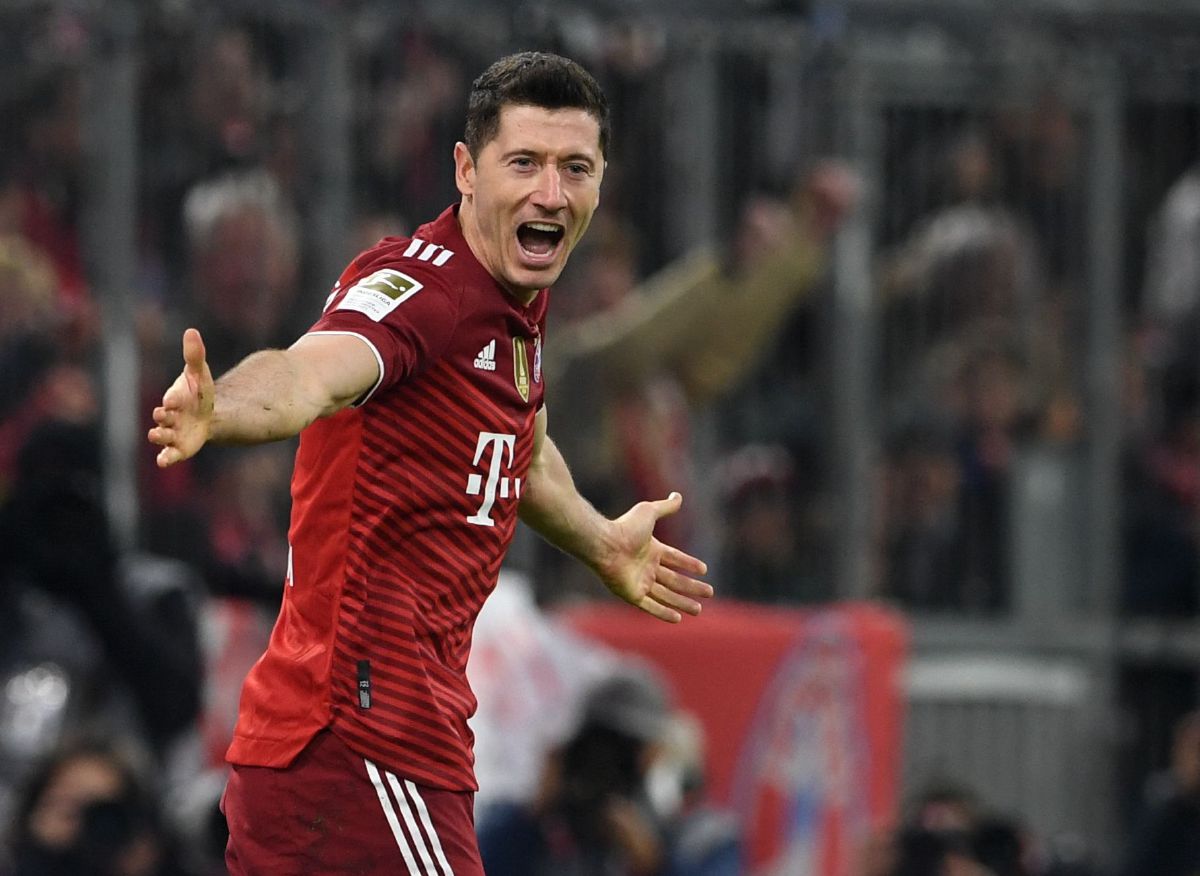 PENYERANG Bayern Munich, Robert Lewandowski. FOTO AFP