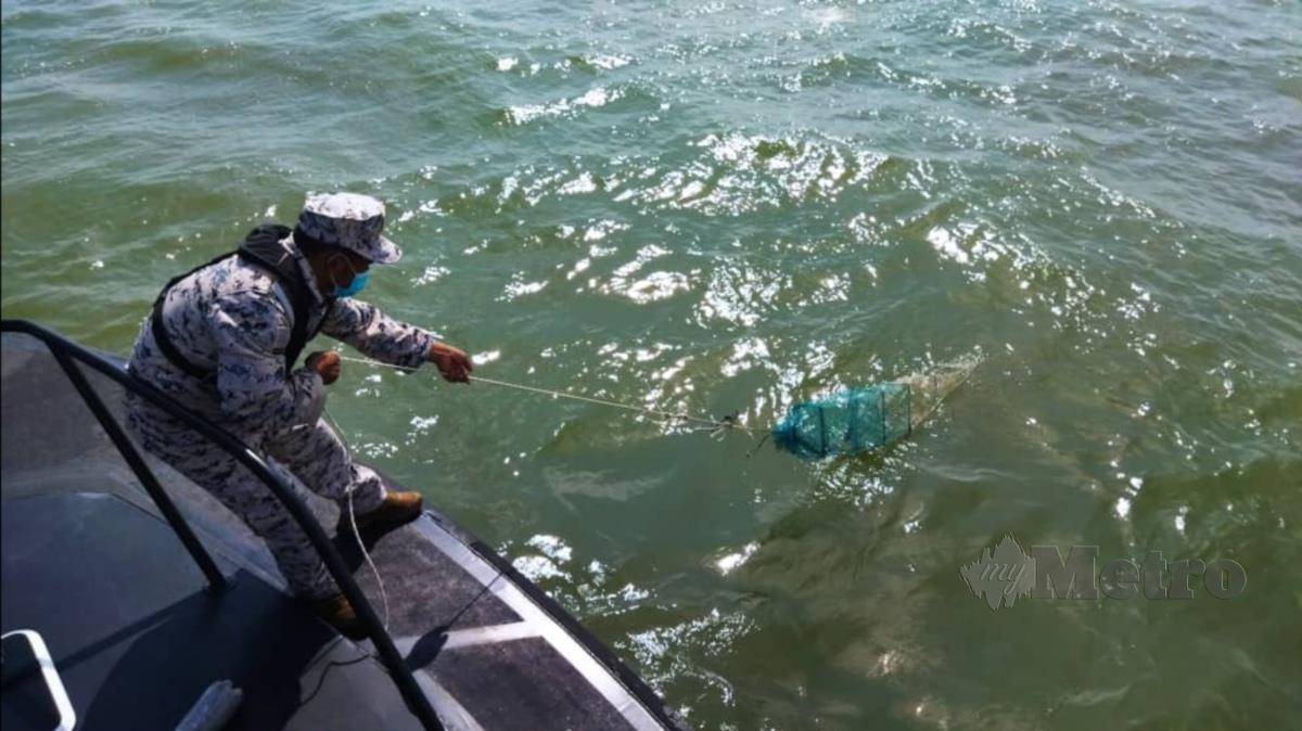 BUBU naga yang dirampas Maritim Malaysia. FOTO ihsan Maritim Malaysia