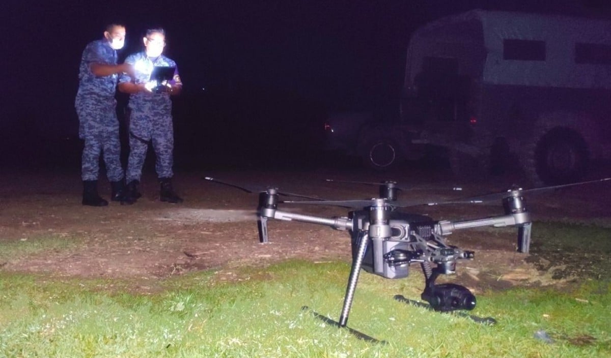 PEROLEHAN enam unit dron oleh Markas Angkatan Tugas Bersama 2 (ATB2) meningkatkan keupayaan operasi, pemantauan dan kawalan di kawasan sempadan negara khasnya daerah Tawau. FOTO Ihsan ATB2