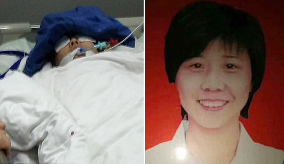 Dr Zhao dirawat di ICU selama 20 jam sebelum meninggal dunia pagi Sabtu lalu. - Foto Daily Mail.