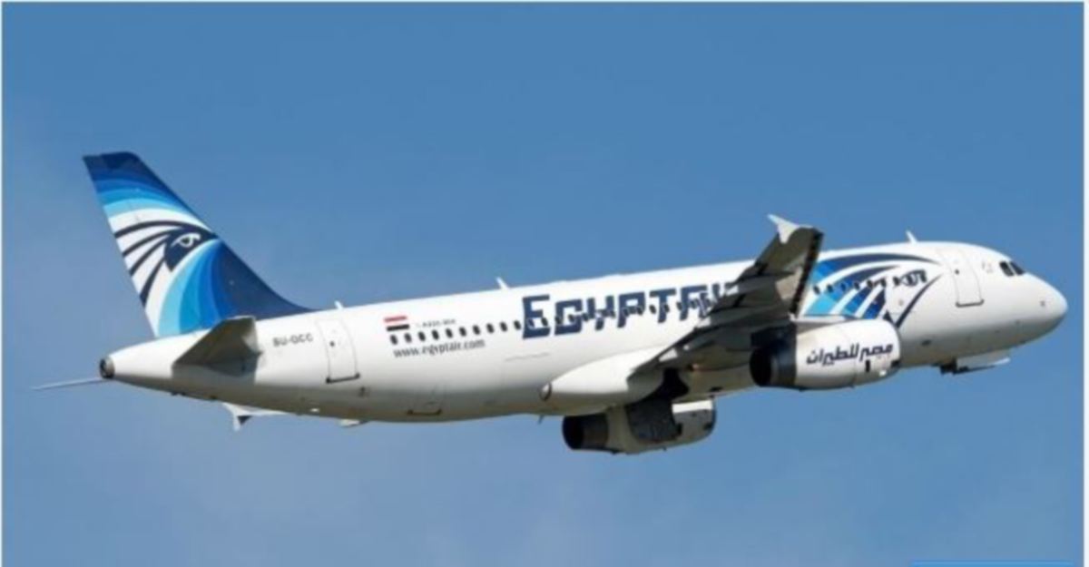 PESAWAT milik EgyptAir. FOTO Agensi 