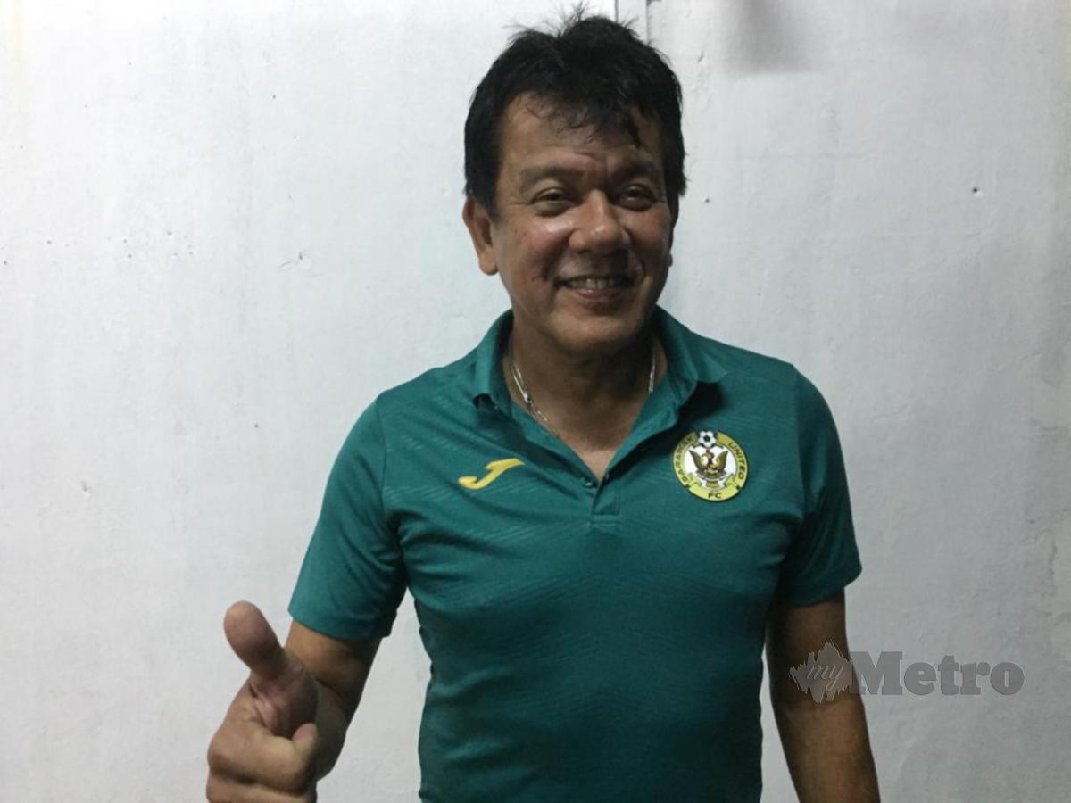 Ketua jurulatih Sarawak United FC, E Elavarasan. 