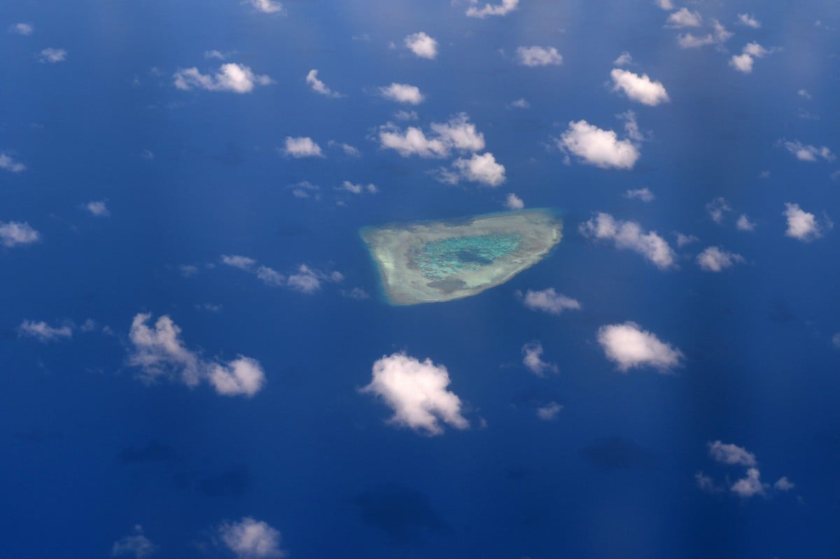 GAMBAR fail April 2017 menunjukkan Pulau Spratly di Laut China Selatan. FOTO AFP